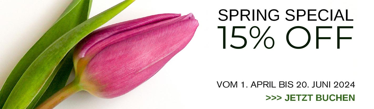 Banner Werbung 15% Frühlingsspecial